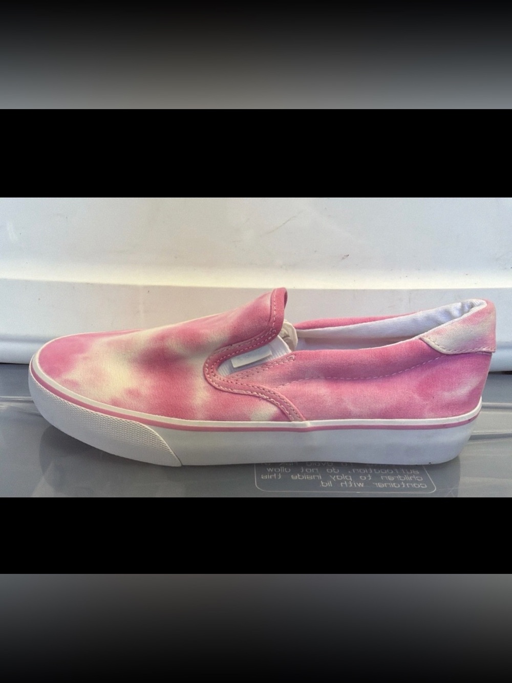 Lugz Women’s Slip On Canvas Sneakers Pink Tie Dye Size 8 M US
